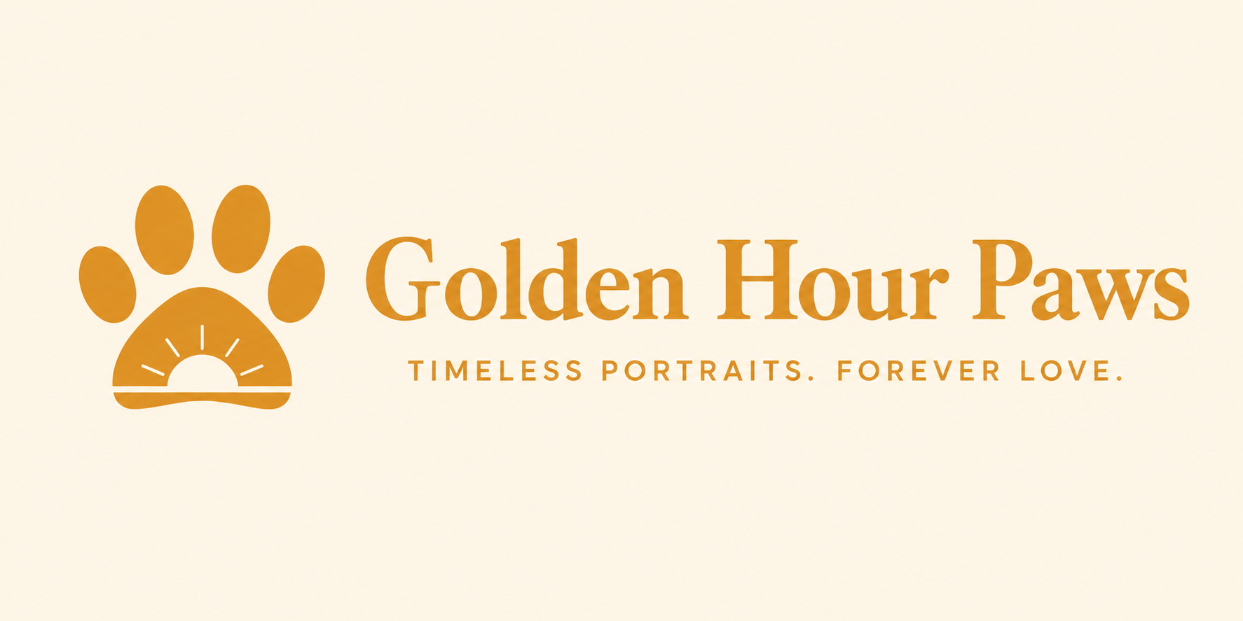 A pet photo becoming a golden-hour watercolor portrait